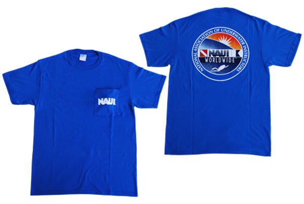NAUI T-Shirt with Pocket 