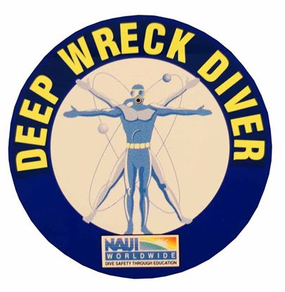 Deep Wreck Diver Decal