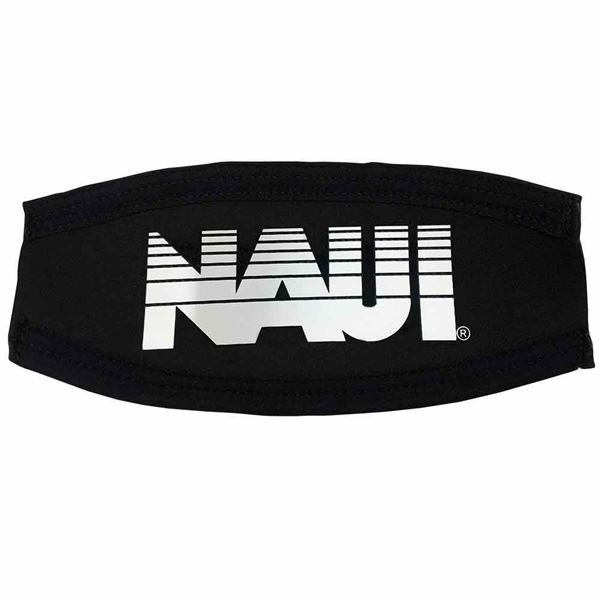 Picture of Mask Strap Cover, NAUI Logo - WHITE