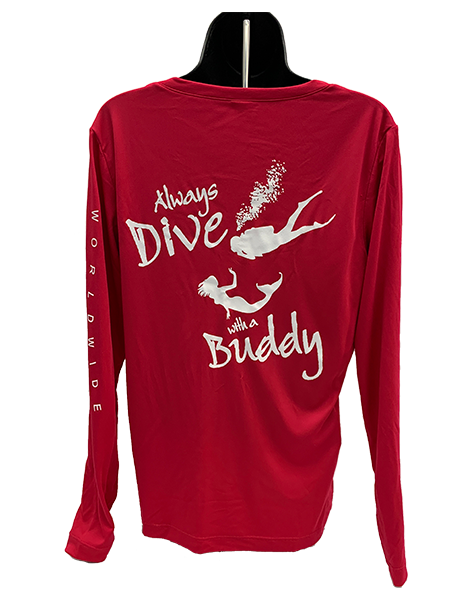 Picture of NAUI FISHING SHIRT-ALWAYS DIVE WITH A BUDDY - Womens