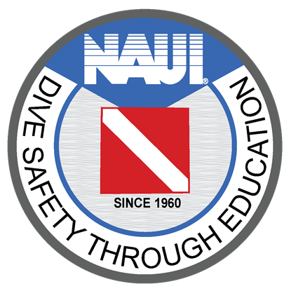 Picture of NAUI Logo 3 " Retro Round Decal